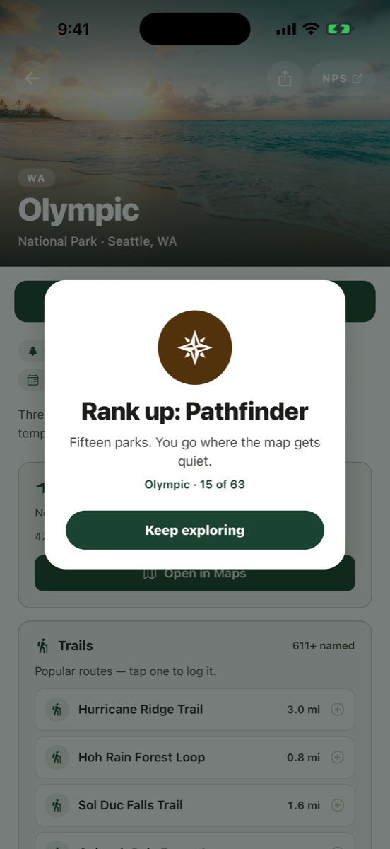 Rank up celebration: Pathfinder